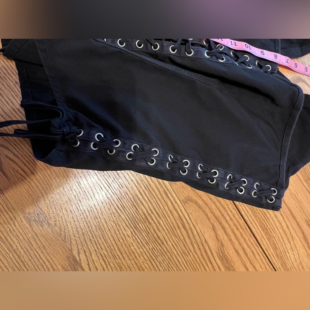 Harley-Davidson® RARE VINTAGE FIND‼️ Super Sexy Lace-Up Halter Top- Large ❤️🔥 - Picture 9 of 12